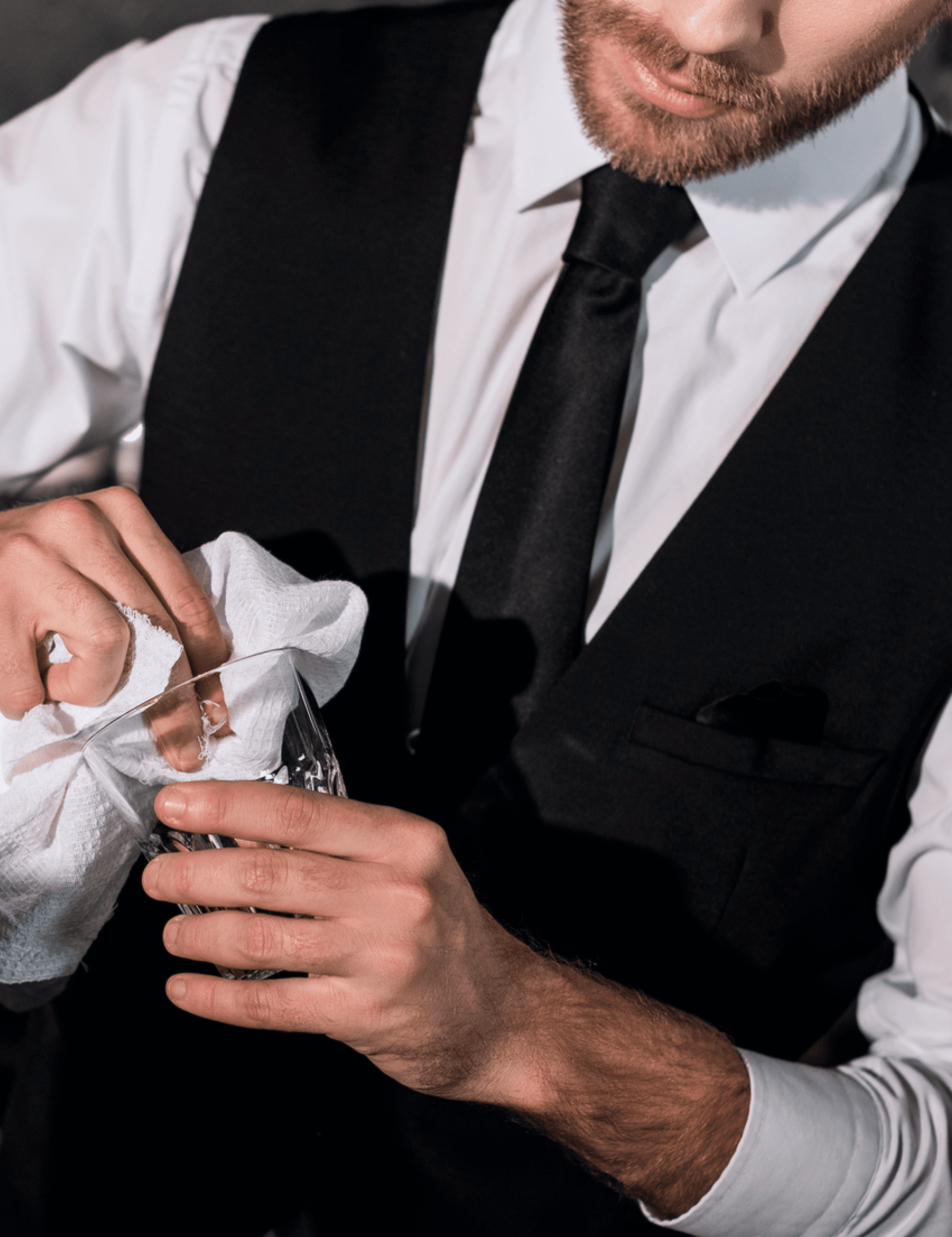 Professional event staff